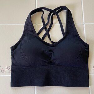 NWOT Velocity padded sports bra. Firm support, size Small. Black color.